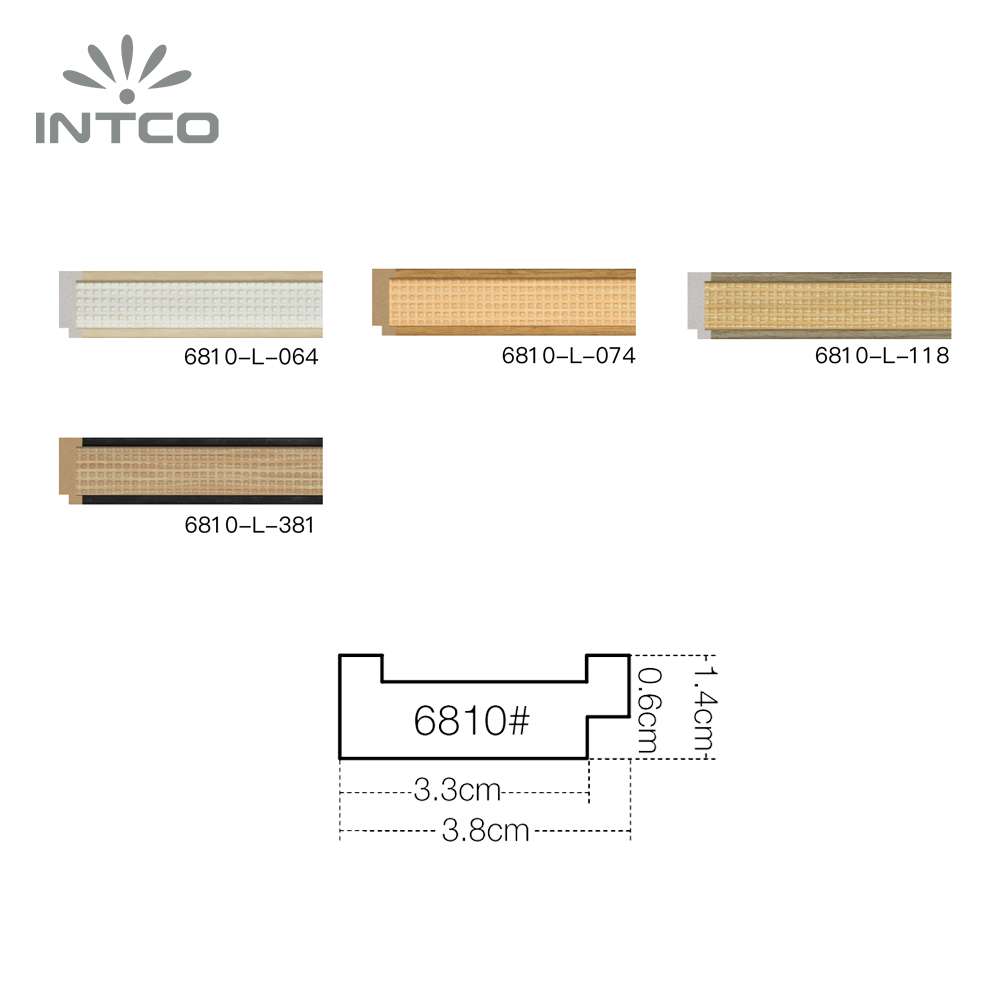 Intco picture frame moulding specifications & optional finishes